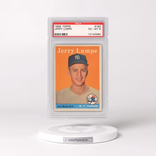 1958 Topps #193 Jerry Lumpe (PSA 6 EX-MT)