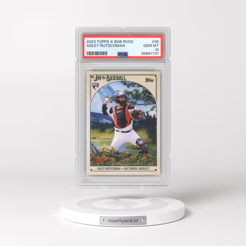 2023 Topps X Bob Ross the Joy of Baseball #90 Adley Rutschman (PSA 10 GEM MINT)