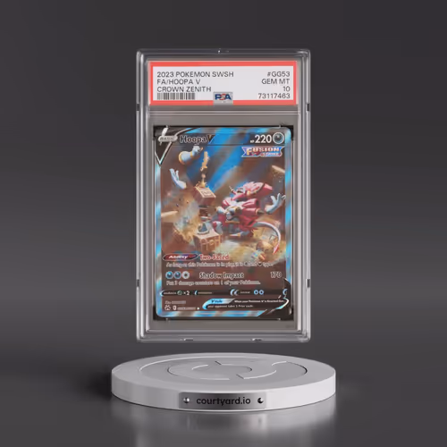 2023 Pokémon Sword and Shield Crown Zenith #GG53 Hoopa V - Holo Full Art (PSA 10 GEM MINT)