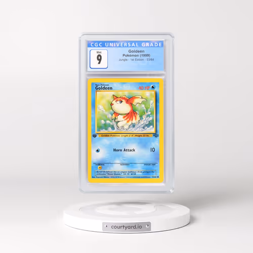 1999 Jungle #53/64 Goldeen - 1st Edition 1st Edition (CGC 9 MINT)