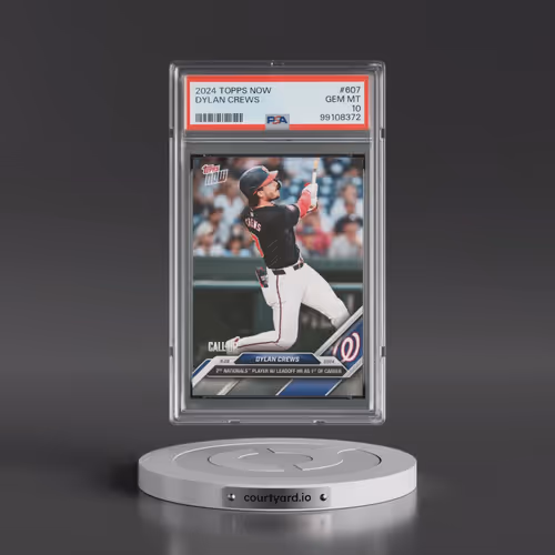 2024 Topps Now #607 Dylan Crews (PSA 10 GEM MINT)