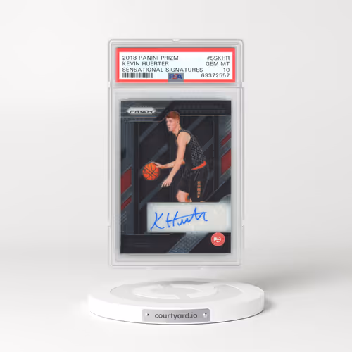 2018 Panini Prizm Sensational Signatures #SSKHR Kevin Huerter (PSA 10 GEM MINT)