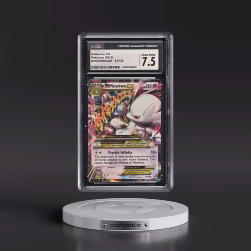 2015 BREAKthrough #64/162 M Mewtwo EX - Holo (CGC 7.5 NM+)