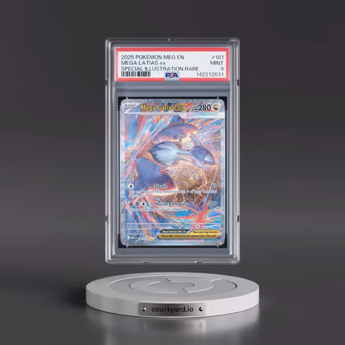 2025 Pokémon Meg EN-Mega Evolution #181 Mega Latias EX - Holo Special Illustration Rare (PSA 9 MINT)