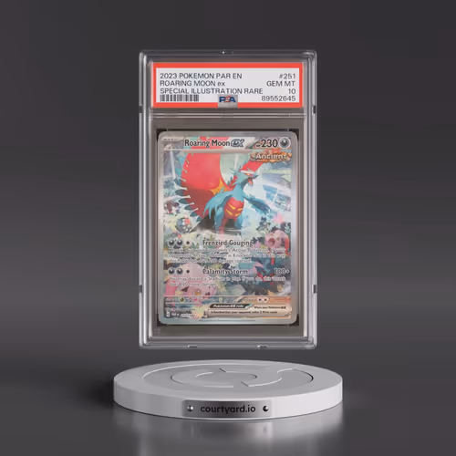 2023 Pokémon Par EN-Paradox Rift #251 Roaring Moon EX - Holo Special Illustration Rare (PSA 10 GEM M