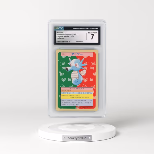 1997 (Only One Pokémon) Original Series #116 Horsea - (Green Back) 2nd Print (CGC 7 NM)