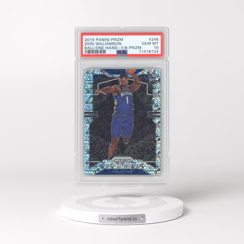 2019 Panini Prizm #248 Zion Williamson - Variation-Fast Break Prizm (PSA 10 GEM MINT)
