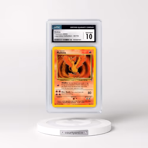 2002 Legendary Collection #30/110 Moltres (CGC 10 GEM MINT)