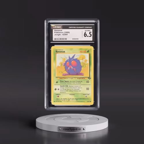 1999 Jungle #63/64 Venonat (CGC 6.5 EX-NM+)