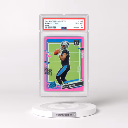 2023 Panini Donruss Optic #213 Bryce Young - Pink (PSA 10 GEM MINT)