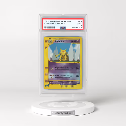 2003 Pokémon Skyridge #69 Kadabra - Reverse Foil (PSA 9 MINT)