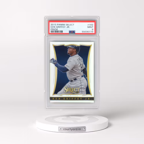 2013 Panini Select #102 Ken Griffey Jr - Prizm (PSA 9 MINT)