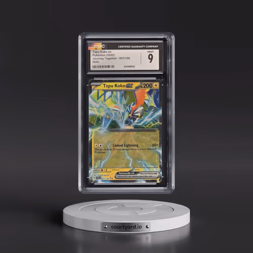 2025 Pokémon Jtg EN-Journey Together #051 Tapu Koko EX - Holo (CGC 9 MINT)