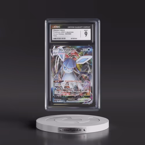 2021 Eevee Heroes #025/069 Glaceon VMAX - Holo (CGC 9 MINT)