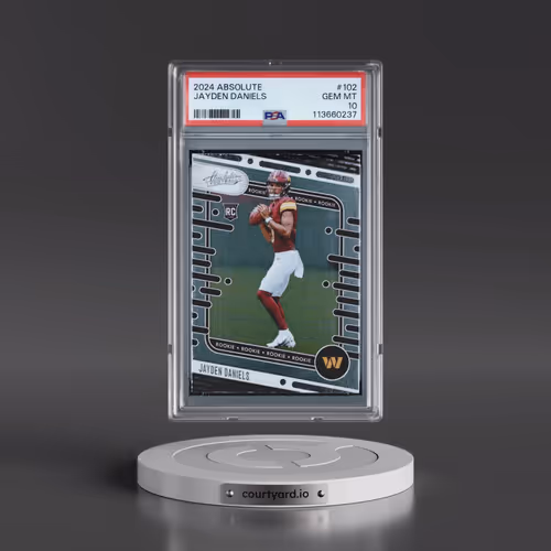 2024 Panini Absolute #102 Jayden Daniels (PSA 10 GEM MINT)