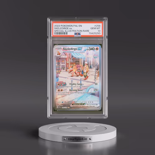 2023 Pokémon Pal EN-Paldea Evolved #258 Skeledirge EX - Holo Special Illustration Rare (PSA 10 GEM M
