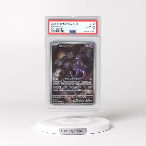 2023 Pokémon Sv2a-Pokemon 151 #183 Mewtwo - Art Rare (PSA 10 GEM MINT)