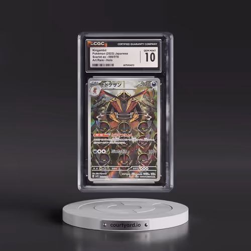 2023 Scarlet ex #089/078 Kingambit - Art Rare Holo (CGC 10 GEM MINT)