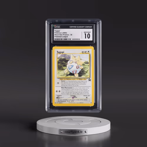 2000 Black Star Promo #30 Togepi (CGC 10 GEM MINT)