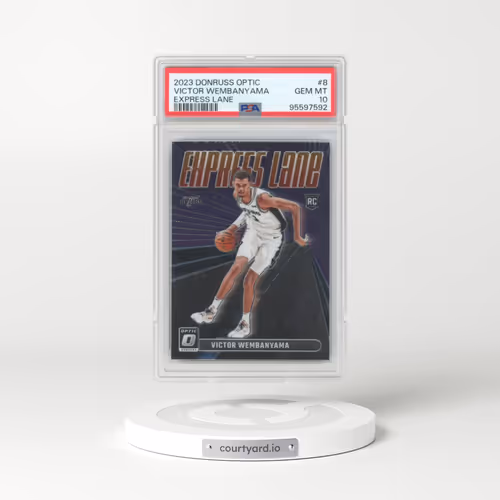 2023 Panini Donruss Optic Express Lane #8 Victor Wembanyama (PSA 10 GEM MINT)