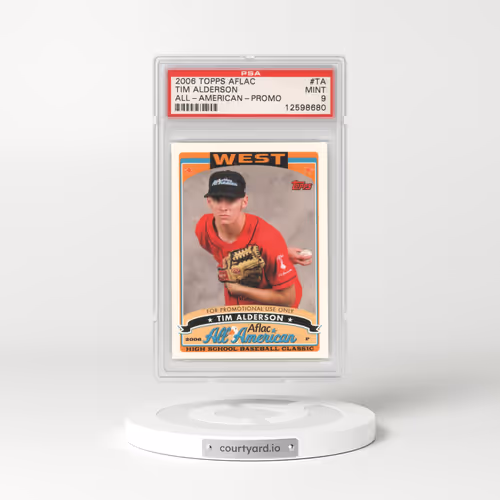 2006 Topps Aflac All-American #TA Tim Alderson - Promo (PSA 9 MINT)