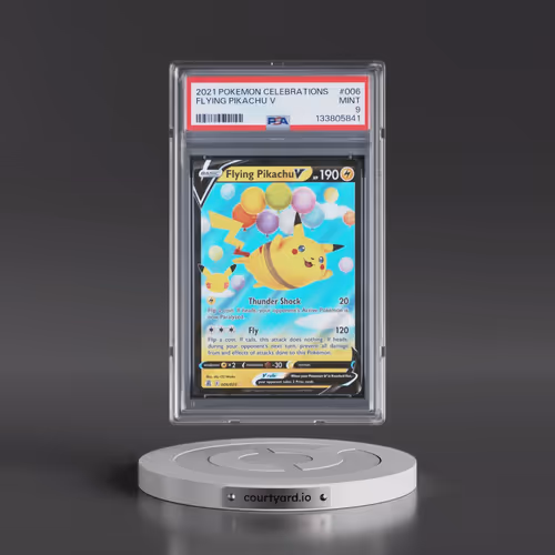 2021 Pokémon Celebrations #006 Flying Pikachu V - Holo (PSA 9 MINT)