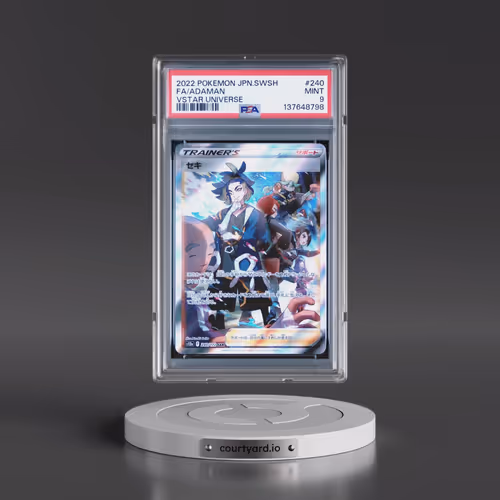 2022 Pokémon Sword & Shield Vstar Universe #240 Adaman - Full Art (PSA 9 MINT)