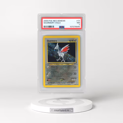 2000 Pokémon Neo Genesis #13 Skarmory - Holo (PSA 7 NM)