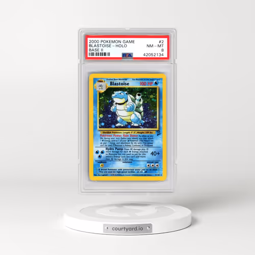 2000 Pokémon Game Base II #2 Blastoise - Holo (PSA 8 NM-MT)