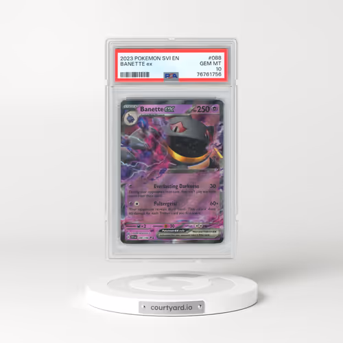 2023 Pokémon Svi EN-Scarlet & Violet #088 Banette EX - Holo (PSA 10 GEM MINT)