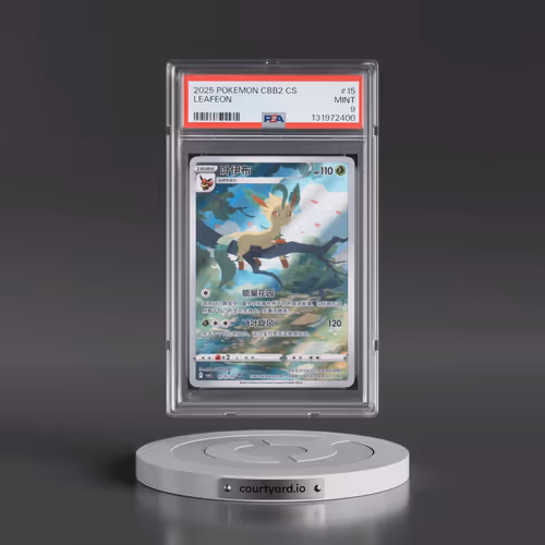 2025 Pokémon Simplified CBB2 C-Gem Pack Vol 2 #15 Leafeon (PSA 9 MINT)