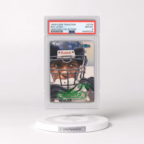 1998 Fleer Tradition #217H Ray Lewis - Heritage Collection (PSA 8 NM-MT)