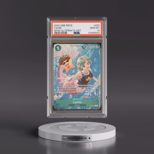 2024 One Piece OP06-Wings of the Captain #025 Camie - Alternate Art (PSA 10 GEM MINT)