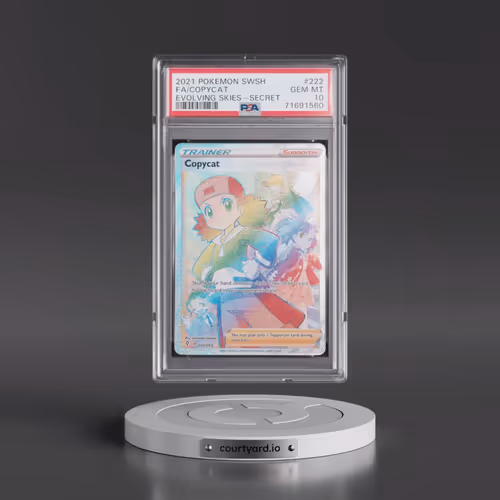 2021 Pokémon Sword & Shield Evolving Skies #222 Copycat - Full Art Secret (PSA 10 GEM MINT)