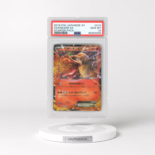 2016 Pokémon XY Starter Pack #010 Charizard EX - Holo (PSA 10 GEM MINT)