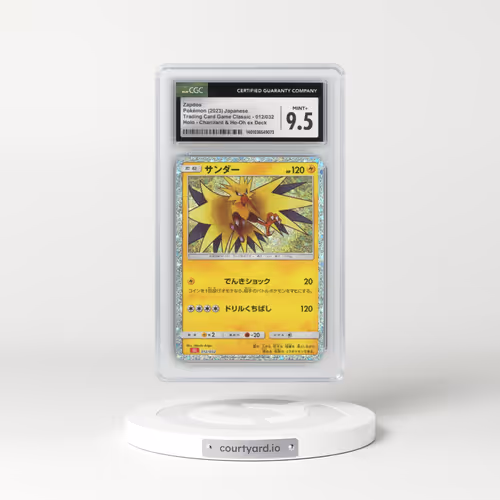 2023 Trading Card Game Classic - CLF, CLL, CLK #012/032 Zapdos - Holo Charizard & Ho-Oh ex Deck - CLL (CGC 9.5 MINT+)