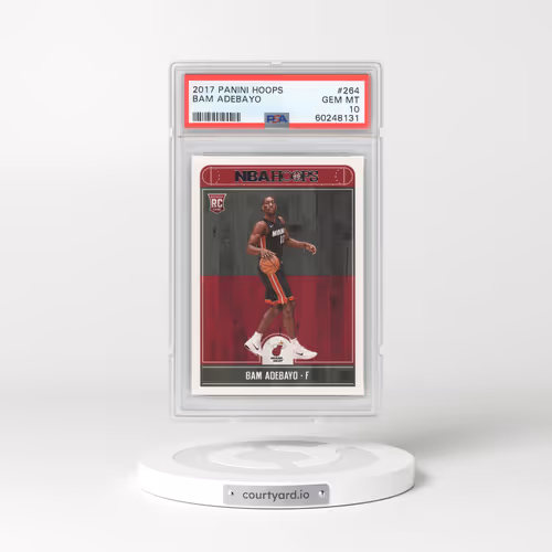 2017 Panini Hoops #264 Bam Adebayo (PSA 10 GEM MINT)