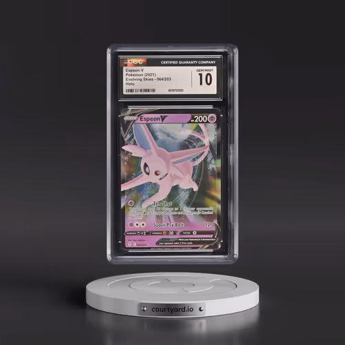 2021 Evolving Skies #064/203 Espeon V - Holo Ultra Rare (CGC 10 GEM MINT)