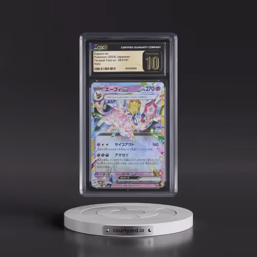 2024 Pokémon Sv8a-Terastal Fest EX #063 Espeon EX - Holo (CGC 10 PRISTINE)