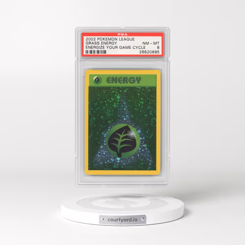 2002 Energize Your Game Cycle Grass Energy - Holo (PSA 8 NM-MT)