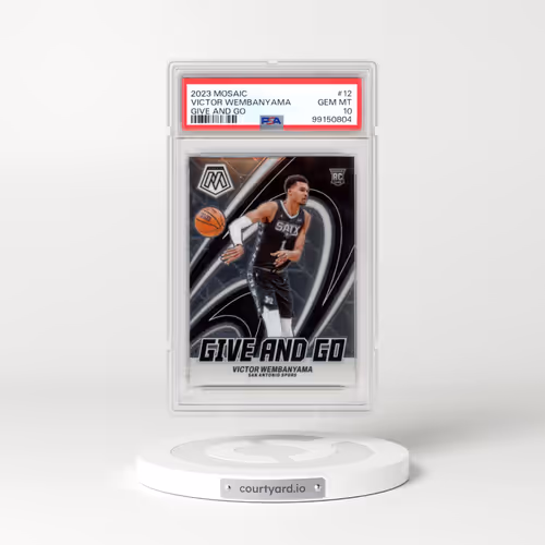 2023 Panini Mosaic Give and Go #12 Victor Wembanyama (PSA 10 GEM MINT)