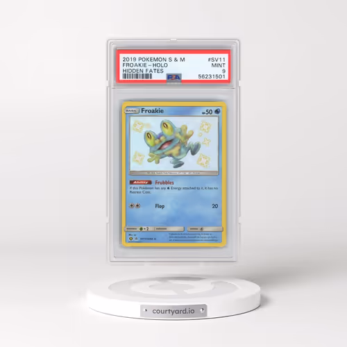 2019 Pokémon Sun & Moon Hidden Fates #SV11 Froakie - Holo (PSA 9 MINT)