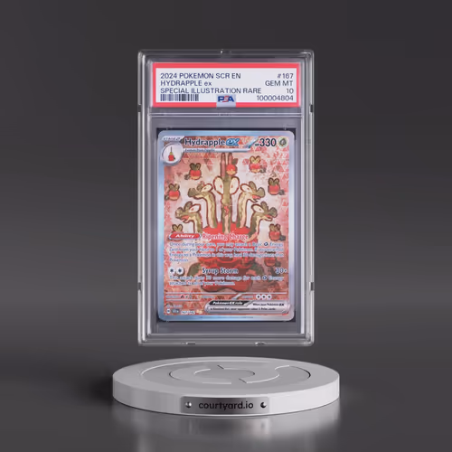 2024 Pokémon Scr EN-Stellar Crown #167 Hydrapple EX - Holo Special Illustration Rare (PSA 10 GEM MIN