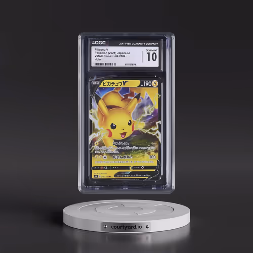 2021 VMAX Climax #045/184 Pikachu V - Holo (CGC 10 GEM MINT)