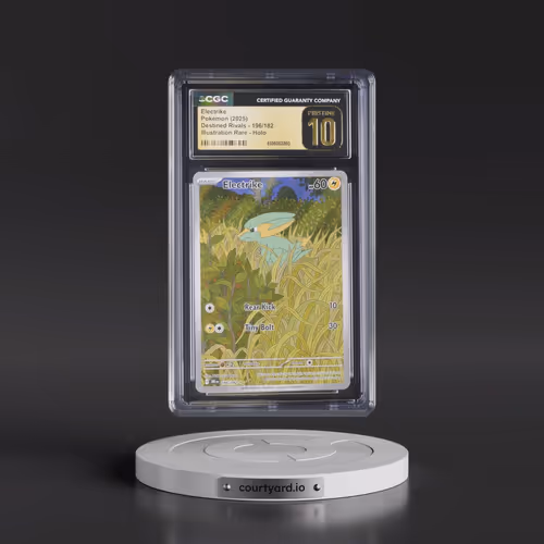2025 Pokémon Dri EN-Destined Rivals #196 Electrike - Illustration Rare (CGC 10 PRISTINE)