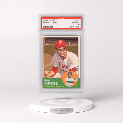 1963 Topps #161 Frank Torre (PSA 6 EX-MT)