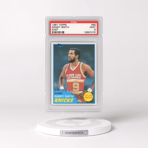 1981 Topps #86 Randy Smith - East (PSA 9 MINT)
