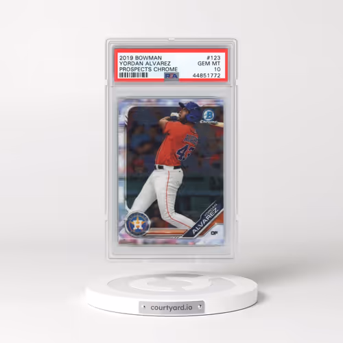 2019 Bowman Prospects Chrome #123 Yordan Alvarez (PSA 10 GEM MINT)