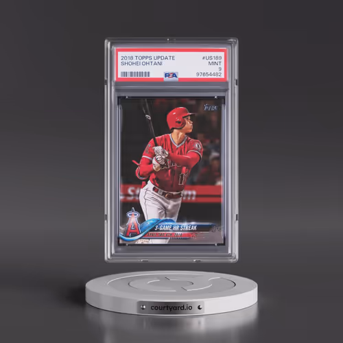 2018 Topps Update #US189 Shohei Ohtani (PSA 9 MINT)