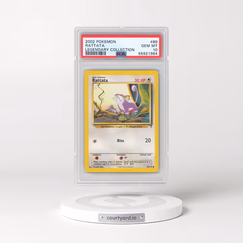 2002 Pokémon Legendary Collection #89 Rattata (PSA 10 GEM MINT)